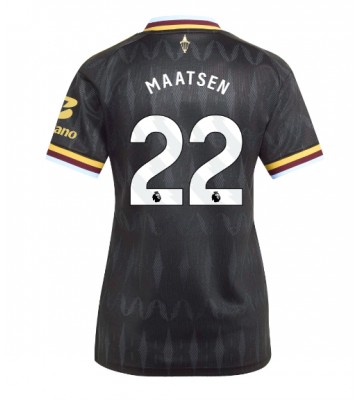 Aston Villa Ian Maatsen #22 Udebanetrøje Dame 2026-27 Kortærmet